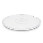 image of APS Germany APS 15343 - SAN Display Cover, 10.5" Dia x 0.625" H, Notch, Dishwasher Safe - 1/Case