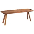 image of APS Germany APS 15623 Buffet Stand, 20-7/8"x6-3/8"x7-7/8" Rectangular Wood, Brown Finish - 1/Case
