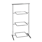 image of APS Germany APS 33227 - 3‑Tier Display Stand 13" L x 8‑3/8" W x 17‑3/8" H Steel Finish - 1/Case