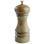 image of APS Germany APS 40546 Pepper Mill – 2"¼ Dia x 6" H Steel Grinder, Green Beechwood, Grind - 4/Case