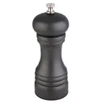 image of APS Germany APS 40556 Pepper Mill, 2-3/8" Dia x 6-1/8" H, Stainless Steel Black Finish, Grind - Case