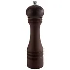 image of APS Germany APS 40577 - Salt Mill, 2.5" Dia x 9" H, Steel & Brown Beechwood, Grind - 1/Case