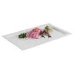image of APS Germany APS 82355 - Porcelain Tray 20" x 12" x 0.9", Microwave/Dishwasher Safe - 6/Case