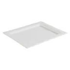image of APS Germany APS 82356 - Rectangular Porcelain Tray, 12" x 10" x 0.9", GN 1/2, Microwave Safe - 12/Case