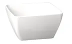 image of APS Germany APS 83409 Plastic Bowl 7.5" x 7.5" x 3.6" 1 Quart White Melamine Safe - 1/Case