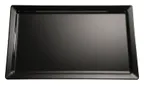 image of APS Germany APS 83434 - GN 2/4 Tray, 20"8½ x 6½ x 1¼ in, Black Melamine, Rectangular - Case