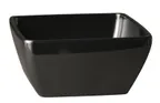 image of APS Germany APS 83469 - Square Black Melamine Bowl 4 Quart (128 oz) 10" x 10" x 4.75" Dishwasher Safe - 1/Case