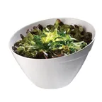 image of APS Germany APS 84042 - 2 Qt 84.5 oz Melamine Bowl, 9.75" Dia x 6" H, White, Dishwasher Safe - Case