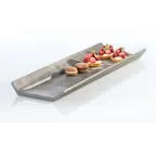 image of APS Germany APS 84400 - Tray, 20" x 12" x 1.5", Melamine, Dark Grays Concrete, Dishwasher Safe - Case