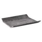 image of APS Germany APS 84401 Tray, GN 1/2, 12.9"L x 10.5"W x 1.5"H, Melamine, Dark Concrete Grays - Case