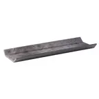 image of APS Germany APS 84404 Tray - 20"-7/8" x 6"-1/2" x 1"-1/2" Melamine Concrete Dishwasher Safe- 4/Case
