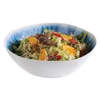 image of APS Germany APS 84678 - 3-4 Qt (101.5 Oz) Bowl, 12" Dia x 3.6" H, Blue Ocean, Melamine, Dishwasher