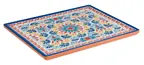 image of APS Germany APS 84681 Arabesque Rect Melamine Serving Tray, 12"8 x 10"3 x 7/8", Design - Case