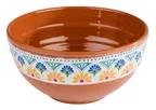 image of APS Germany APS 84688 Arabesque Melamine Bowl, 27 oz, 6‑1/8" dia, Terracotta Design - 12/Case