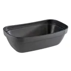 image of APS Germany APS 84881 Melamine Bowl, 47-3/8 oz, 10-1/2"L x 6-1/2"W x 3-3/8"H, Gray - 1/Case