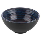 image of APS Germany APS 85036 - 16 Oz Blue Melamine Loop Bowl, 6" Diameter, Dishwasher Safe - 8/Case