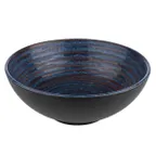 image of APS Germany APS 85038 - 60 Oz Melamine Bowl, Grey/Blue, 9½" x 3½" H, Dishwasher Safe - 6/Case