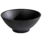 image of APS Germany APS 85070 - 30oz Black Melamine Ramen Bowl, 7½" Dia x 3⅛" H, Dishwasher Safe - 1/Each