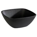 image of APS Germany APS 85071 - Black Melamine Bowl 8" x 8", 1 Quart (50.7 oz) Dishwasher Safe - 1/Case