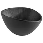 image of APS Germany APS 85092 - Nero Melamine Bowl, 10 oz, 6" x 5", Black Matte Finish, Stackable - 6/Case