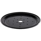image of APS Germany APS 85230 Frida Round Serving Tray, 10" Diameter Black Bowl with Drip Tray - Set