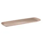 image of APS Germany APS 85402 - Nero Rectangular Tray 20" x 6" x 1", Melamine Beige, Finish, Safe - 1/Case