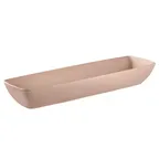 image of APS Germany APS 85419 - 3-Quart Beige Melamine Bowl 20.9"L x 6.4"W x 3.1"H, Dishwasher Safe - 4/Case