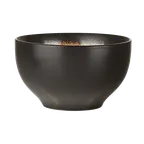 image of Libbey BF-31 31‑Oz Bowl, 6" x 3‑3/8" , Turquoise Interior, Dark Brown, Hakone™ Glaze - 12/Case