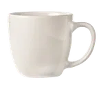 image of Libbey BW-1110 China Mug, 10‑Ounce Bright White Porcelain, 3‑1/4" H x 3‑1/2" T, Non‑Stackable, - 36/Case