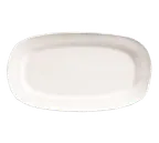 image of Libbey BW-1125 - Oblong Porcelain China Platter, 10" x 5.5" Bright White, Basics Collection, 12/Case