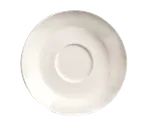 image of Libbey BW-1162 Round Porcelain Saucer 5.75" Diameter Bright White Basics Collection - 36/Case