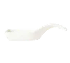 image of Libbey BW-16 - Chinese Soup Spoon, 3/4 oz, 4" Length, White Porcelain, Selection II - 36/Case