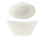 image of Libbey BW-5102 Neptune Oval Bowl, 20 oz 7" × 4½" × 3⅜" Ultra Bright White Porcelain, General Use - 1/Case