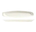 image of Libbey BW-6716 - Ultra Bright White Porcelain Canoe Tray, Oblong 17" x 4", Chef's Selection II - 12/Case