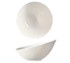 image of Libbey BW-7101 Slanted Porcelain Bowl, 23 oz, 8‑1/2" x 4‑1/4", Bright White, General Use - 12/Case