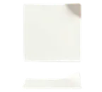 image of Libbey BW-8174 - 4" Square Porcelain Plate, Bright White, Corner Handle, Selection II, 36/Case