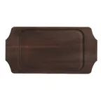 image of Libbey CIS-19TR Trivet – 14" x 7.25" Rectangular Wood, Brown Finish, Food‑Safe, Hand Wash - 6/Case