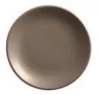 image of Libbey DRI-2-S - 9" Round Coupe Rim Plate, Vitrified Porcelain, Satin Matte Finish Driftstone, 12/Case