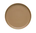 image of Libbey DRI-20-S – 10.5" Round Porcelain Plate, Satin Matte Driftstone Finish, Coupe Rim - 12/Case