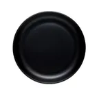 image of Libbey DRI-22-O Low Bowl – 9" Round Onyx Porcelain, Fully Vitrified, Satin Matte Finish - 12/Case