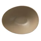 image of Libbey DRI-6-S Oval 38‑Oz Porcelain Dinner Bowl, 8" × 7" × 3½" Satin Matte Driftstone Finish – Case