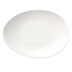 image of Libbey DRI-8-D - 13"¾ x 10"⅛ Oval Coupe Plate, Porcelain, Matte Driftwood Finish - 12/Case