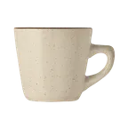 image of Libbey DSD-1 - 7 oz Stoneware Cup, Cream White Desert Sand, 3" H x 4-1/4" D, Non‑Stackable - 36/Case