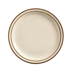 image of Libbey DSD-5 - 5½" Round Stoneware Plate, Cream White Desert Sand, Narrow Rim - 36/Case
