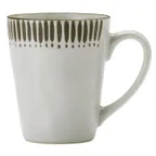 image of Libbey DULCET-6G China Mug, 13 oz Gray Stoneware, 4"5/8"H x5"3/8"W x3"7/8"L, Microwave Safe - 12/Case
