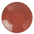 image of Libbey FH-514R - 9" Round Barn Red Porcelain Soup Salad Bowl, 27 oz (1‑5/8" H), Vitrified, 12/Case