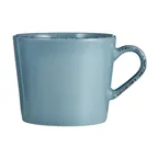 image of Libbey FH-518H - 9 oz Blue Hen Farmhouse Porcelain Cup, 3" H x 4½" D, Scratch‑Resistant - 36/Case