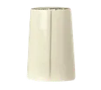 image of Libbey FH-521 - Cream White Porcelain Pepper Shaker, 2" x 3", Scratch‑Resistant - 36/Case