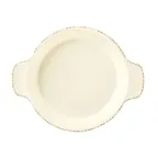 image of Libbey FH-750 - 13 oz Round Au Gratin Dish, 8"×6¾" Porcelain Cream White, Vitrified, 24/Case