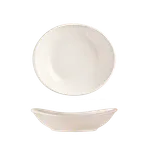 image of Libbey INF-170 Oval Porcelain Dinner Bowl, 10 Oz (7" x 6¼" x 1¾"), Bright White, General‑Use - 36/Case